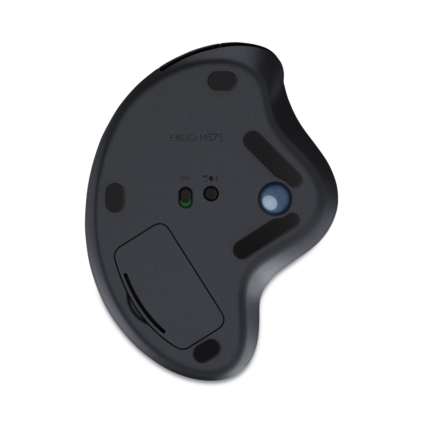Logitech Ergo M575 Trackball, 32.8 ft Wireless Range, Right Hand Use, Graphite