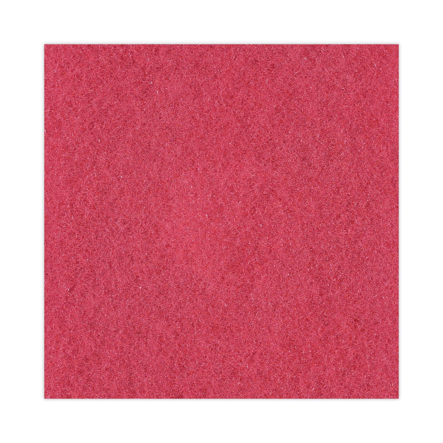 Boardwalk Buffing Floor Pads, 14" Diameter, Red, 5/Carton
