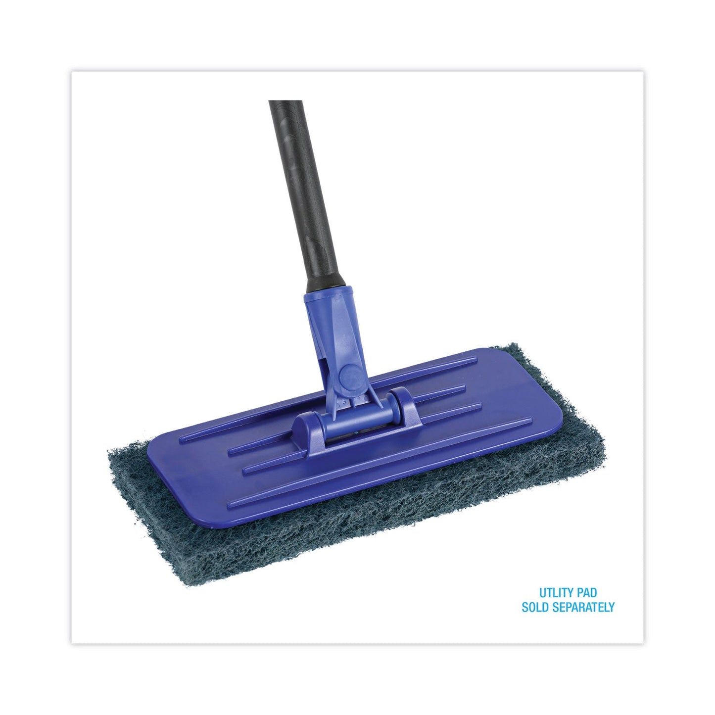 Boardwalk Swivel Pad Holder, Plastic, Blue, 4 x 9