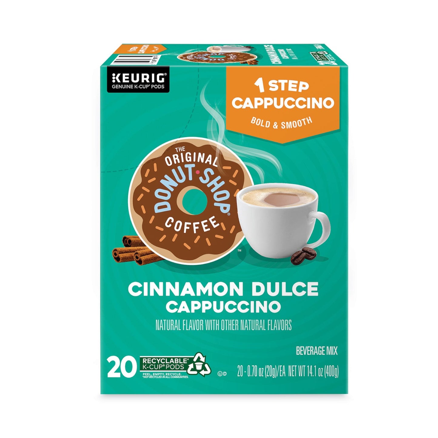 The Original Donut Shop Classic Cappuccino K-Cups, 20/Box