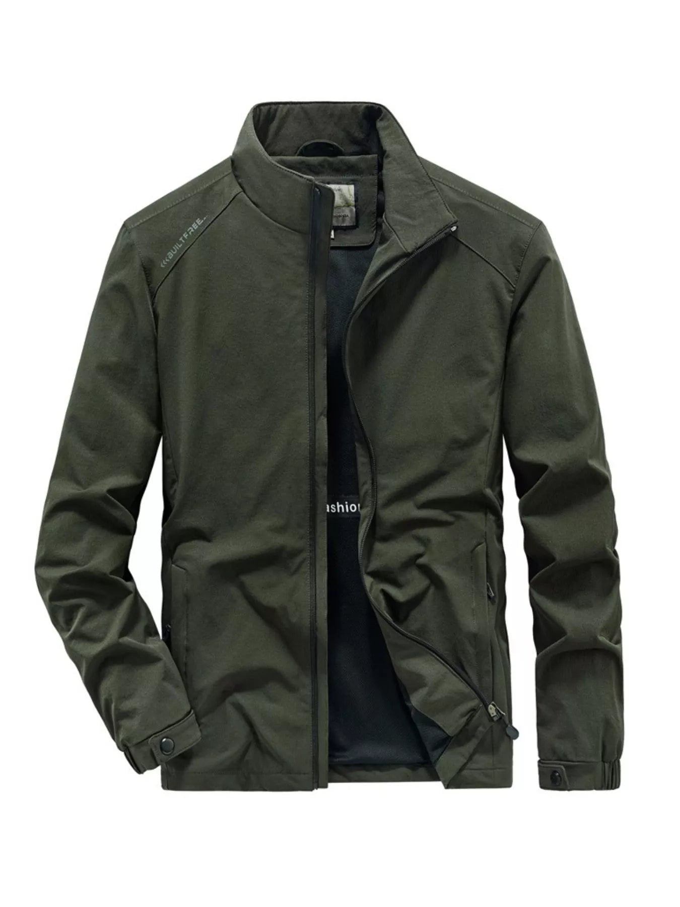 Men's Plus Size Casual Lightweight Windbreaker Jacket