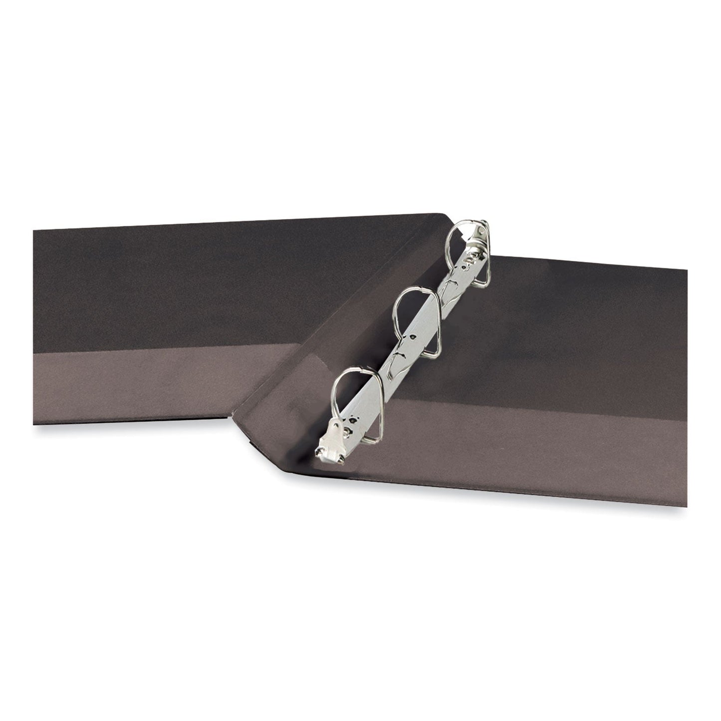 Universal Slant D-Ring View Binder, 3 Rings, 0.5" Capacity, 11 x 8.5, Black