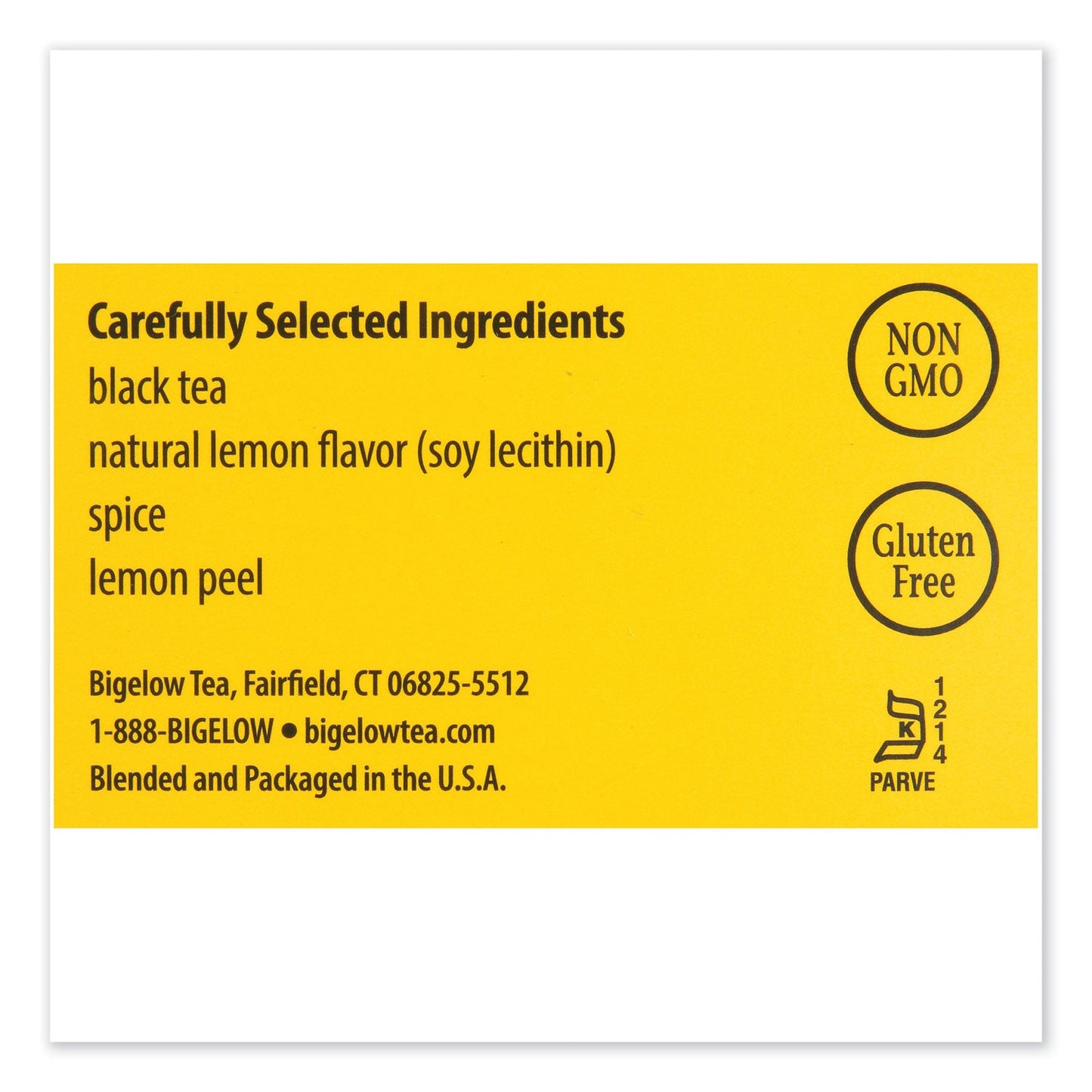 Bigelow Lemon Lift Black Tea, 28/Box
