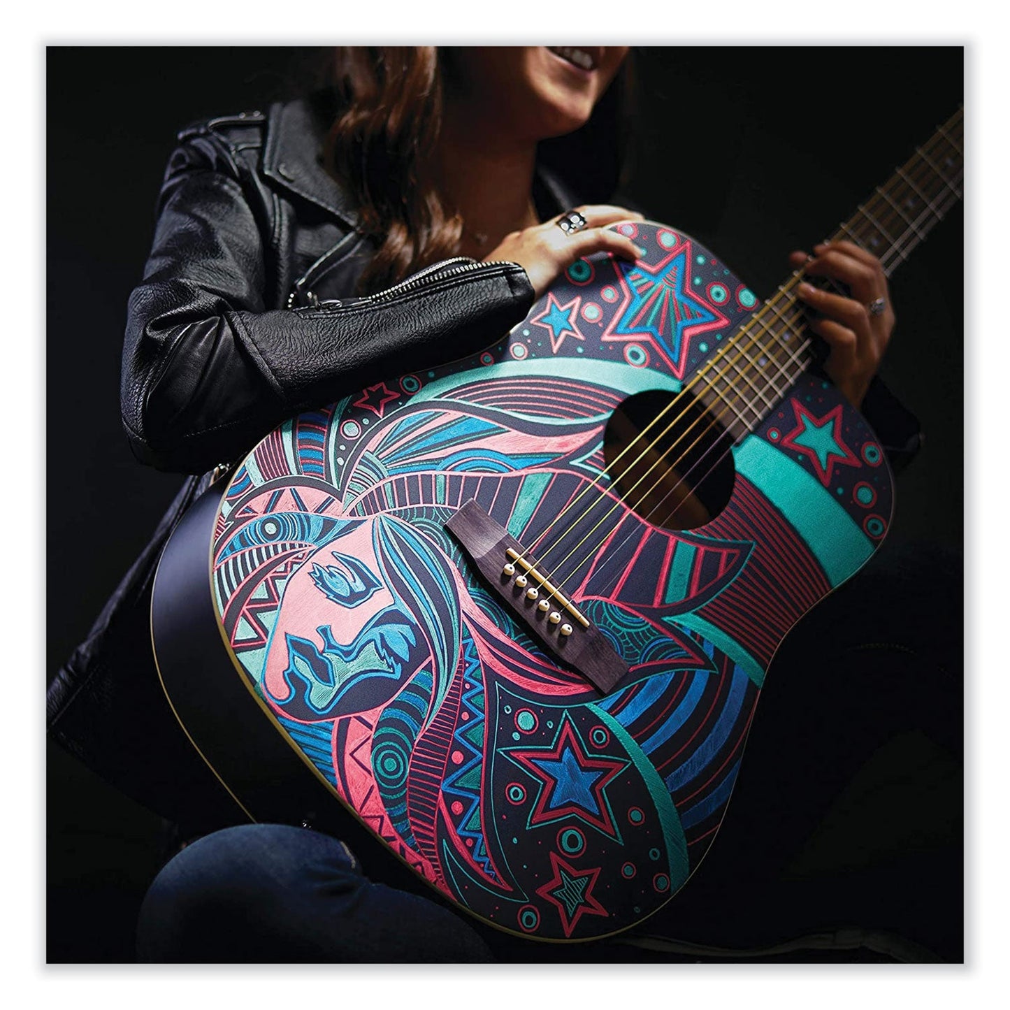 Sharpie Metallic Chisel Tip Permanent Marker, Medium Chisel Tip, Assorted, 6/Pack