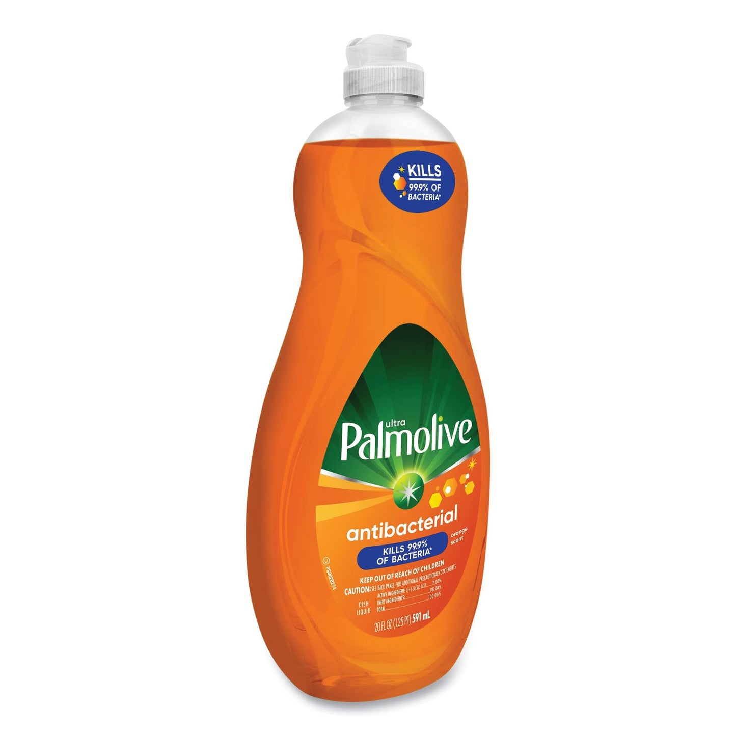 Palmolive Ultra Antibacterial Dishwashing Liquid, 20 oz Bottle, 9/Carton