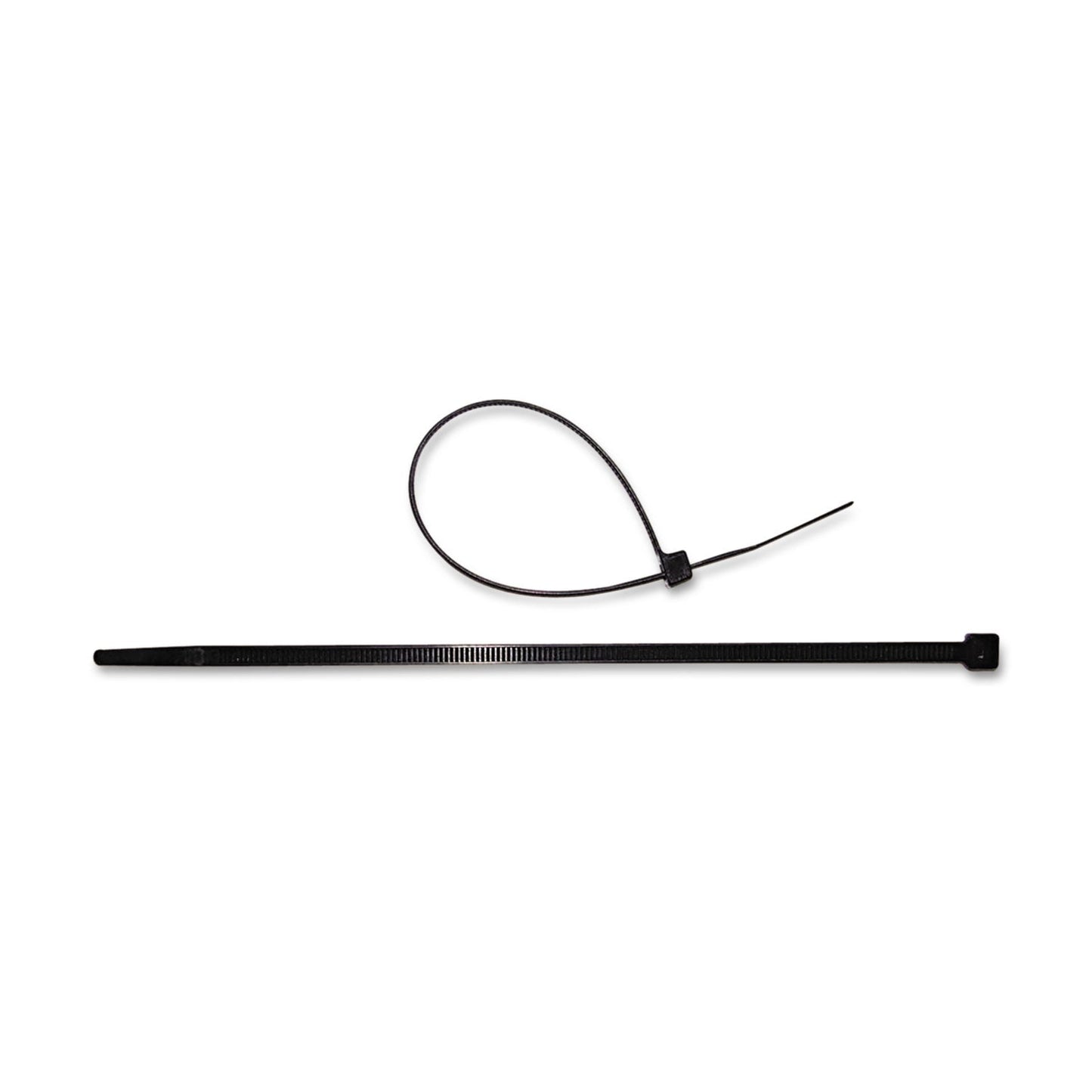 Tatco Nylon Cable Ties, 8 x 0.19, 50 lb, Black, 1,000/Pack