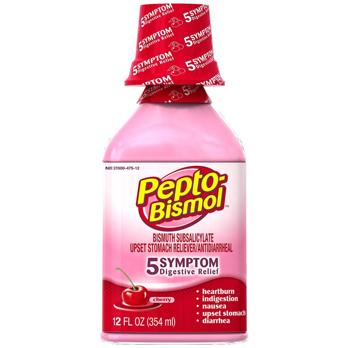 Pepto-Bismol Liquid Cherry Reg Strength 12 Oz