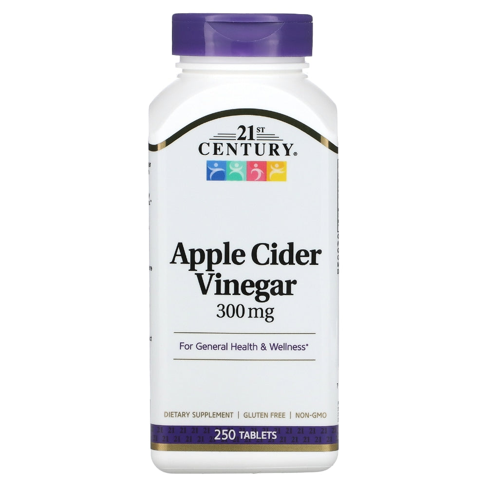21st Century® Apple Cider Vinegar 300 mg – Digestive & Metabolic Support (Tablets)