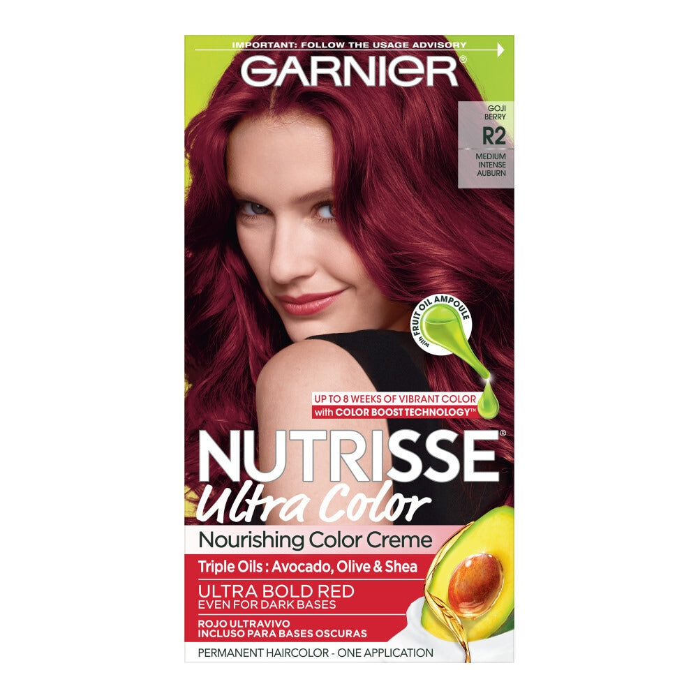 Garnier Nutrisse Ultra Hair Color R2 Medium Intense Auburn 1 Ct
