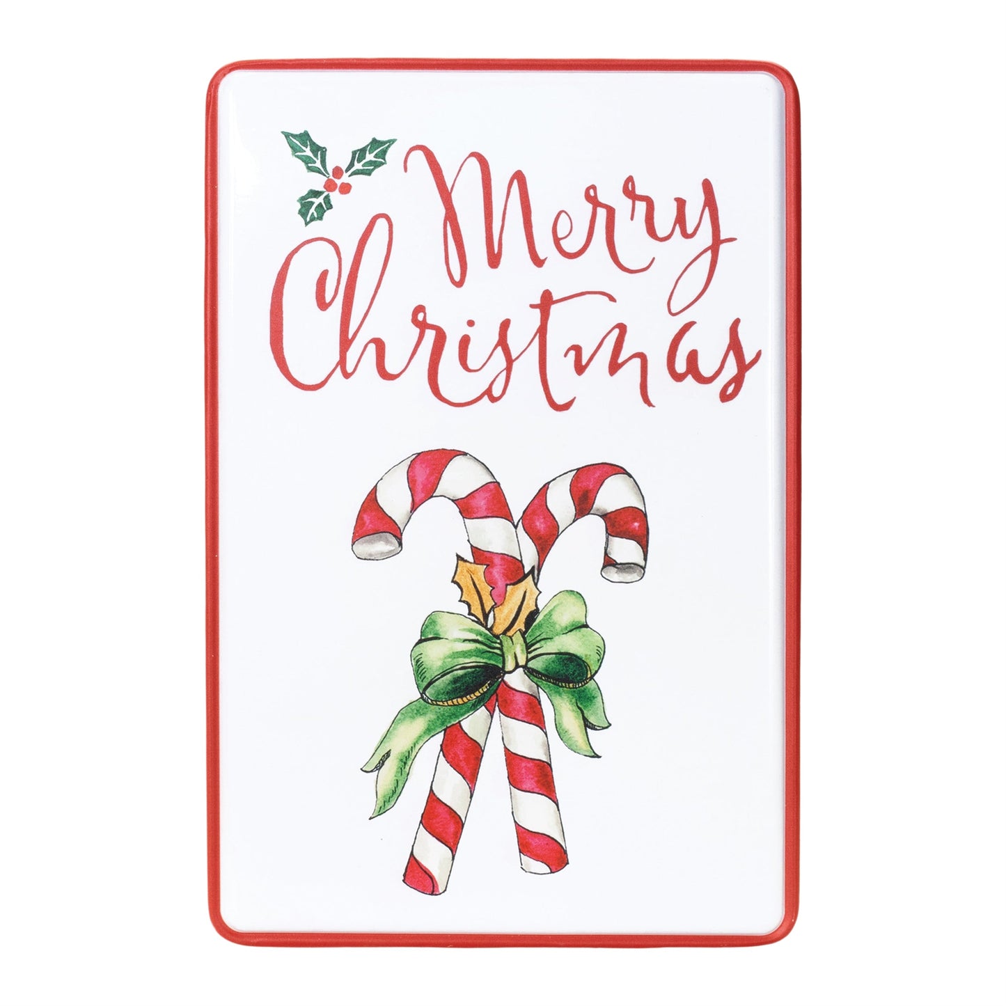Metal Merry Christmas Plaque 18"H