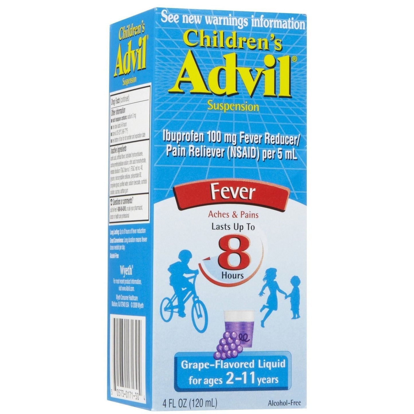Advil Children’s Pain Reliever/ Fever Reducer Liquid Grape 4 Oz