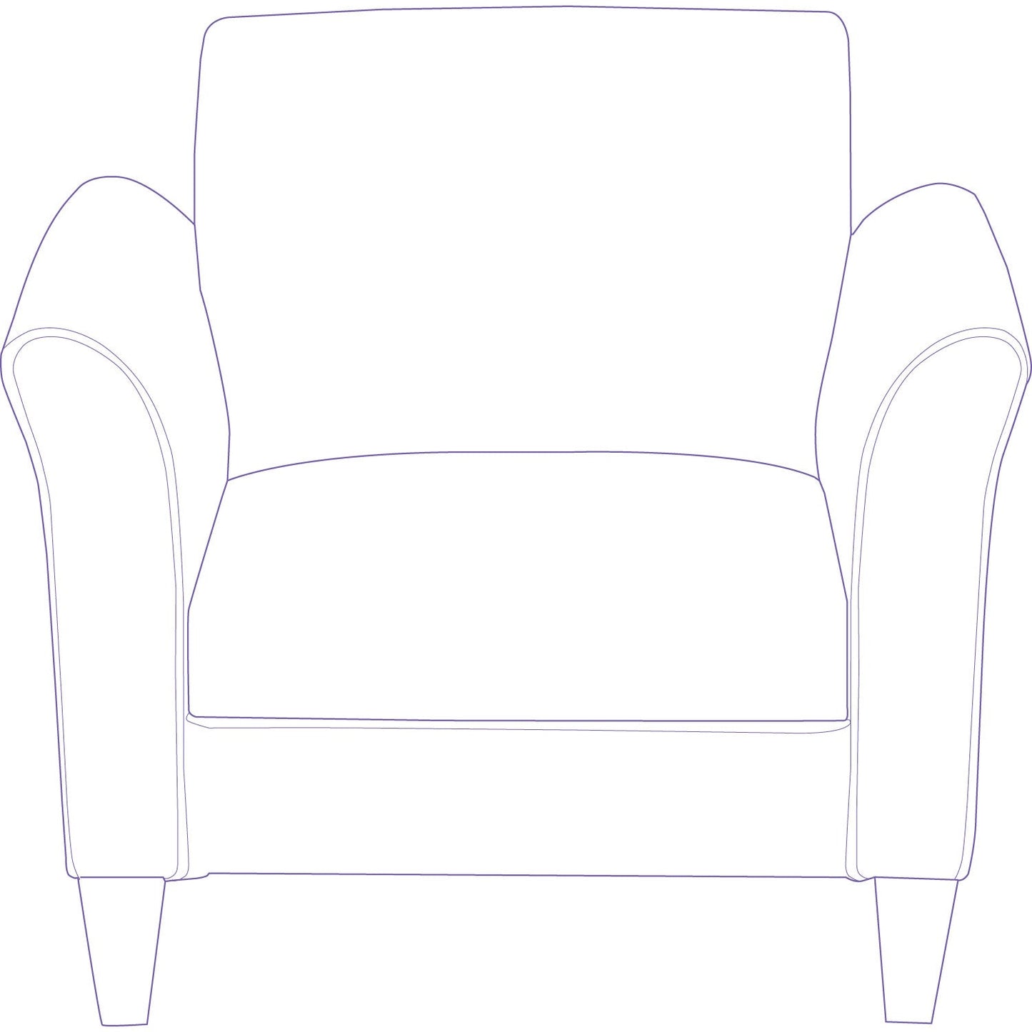 Alera Reception Lounge Sofa Series Club Chair, 35.43" x 30.7" x 32.28", Black