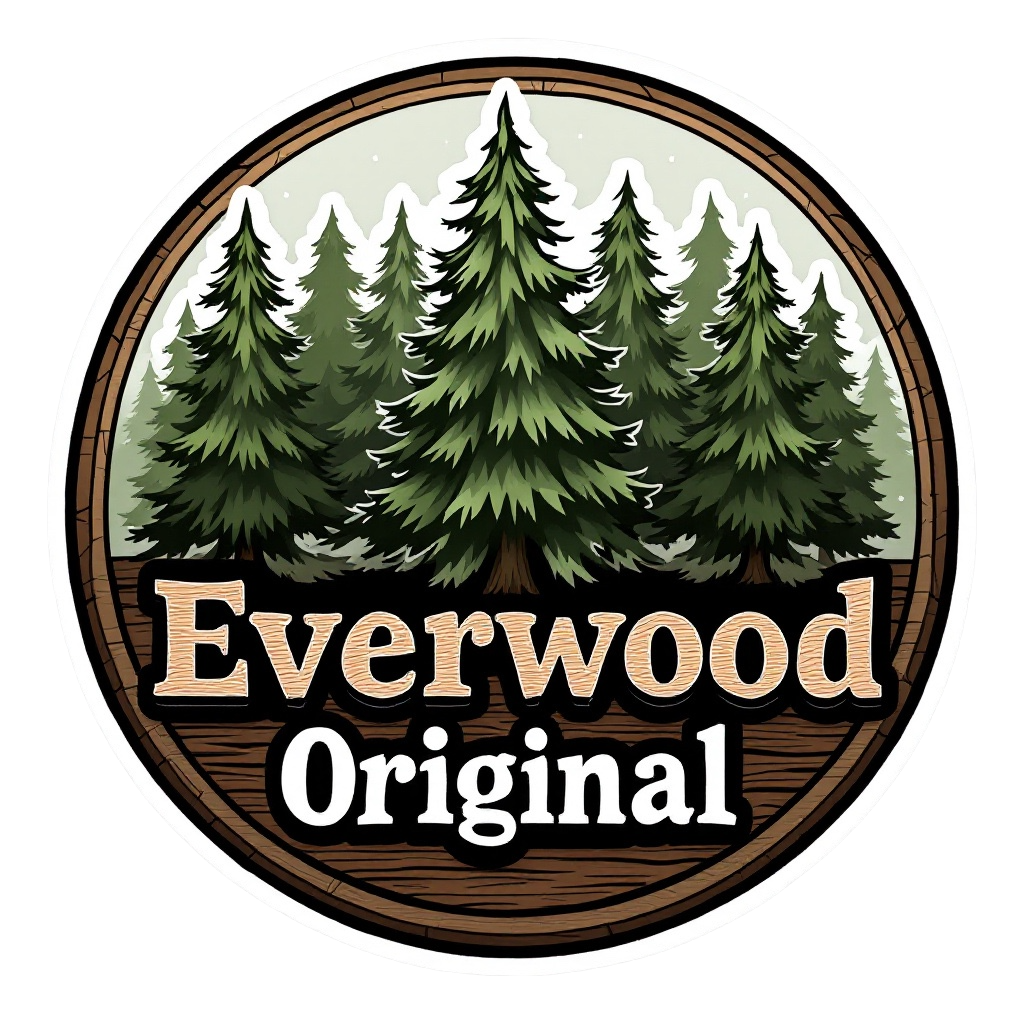 Treetops Circle Sticker