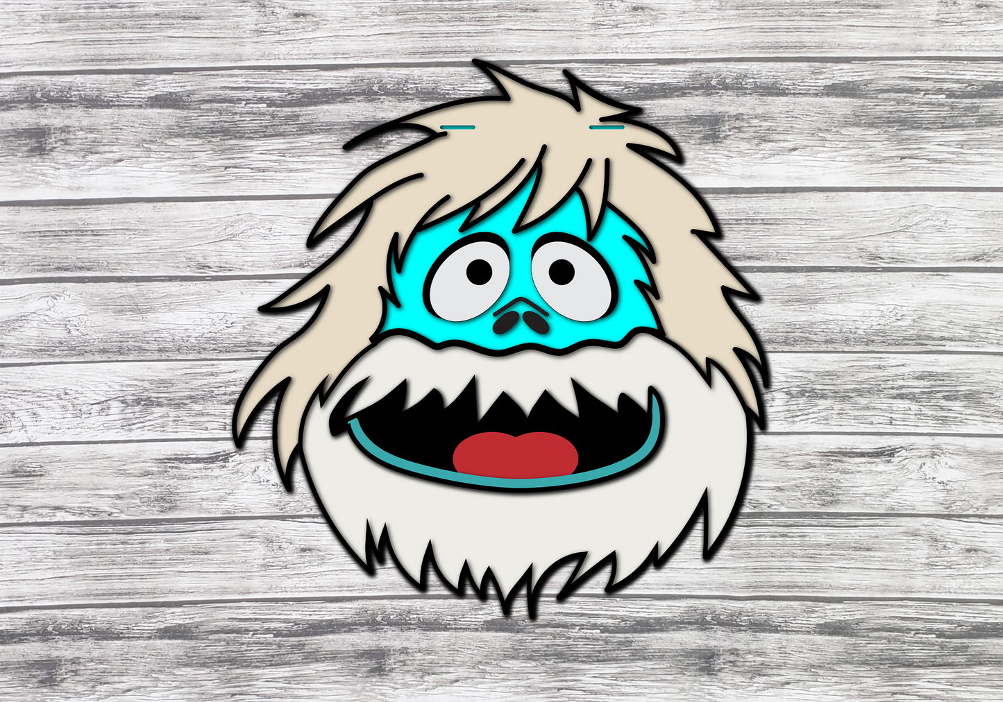 Bumble Abominable Snowman Rudolph Door Hanger - Finished