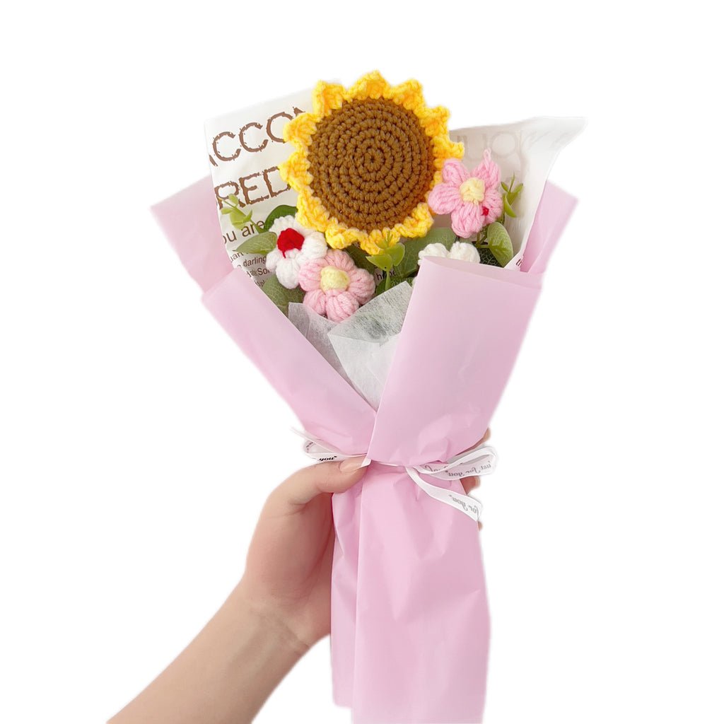 Sunflower Crochet Bouquet for Birthdays Anniversaries Housewarmings