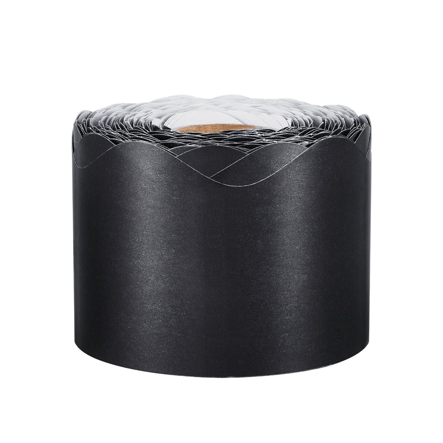 Bulletin Board Border 65.6 Feet Rolled Scalloped Border Trim for School Black