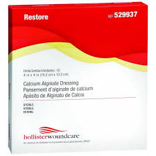 Restore Calcium Alginate Dressing 4"" X 4"" 10-Pack