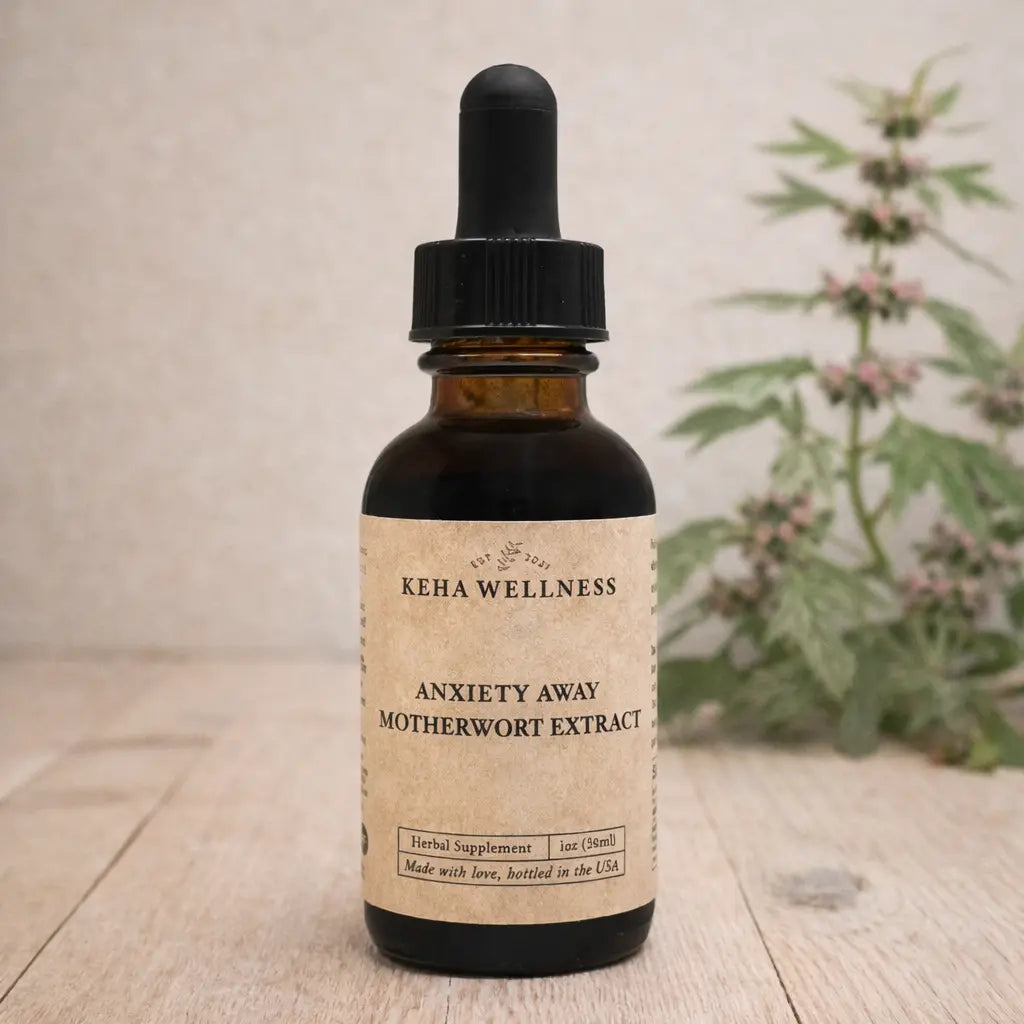 Anxiety Away — Motherwort Tincture | Organic Calming Herbal Extract