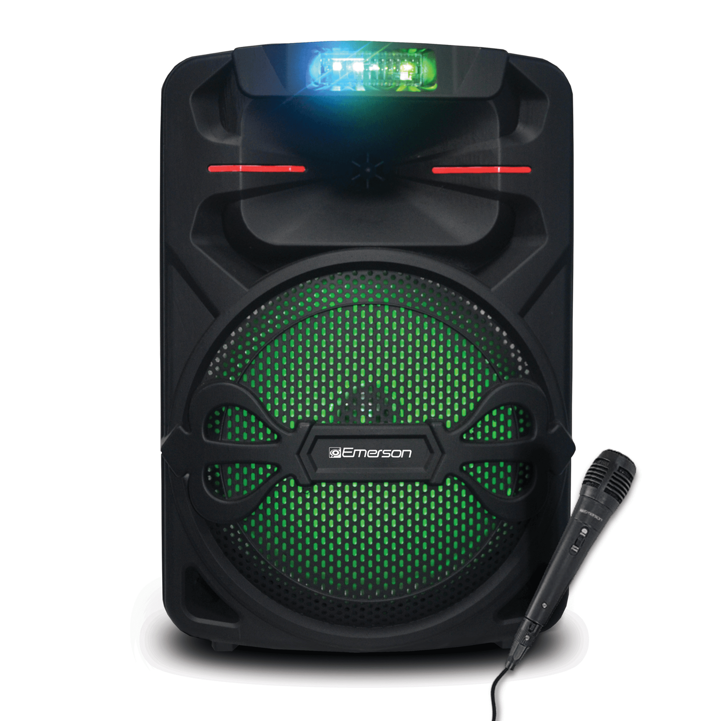 Portable 12" Bluetooth Party Speaker with Disco Lights