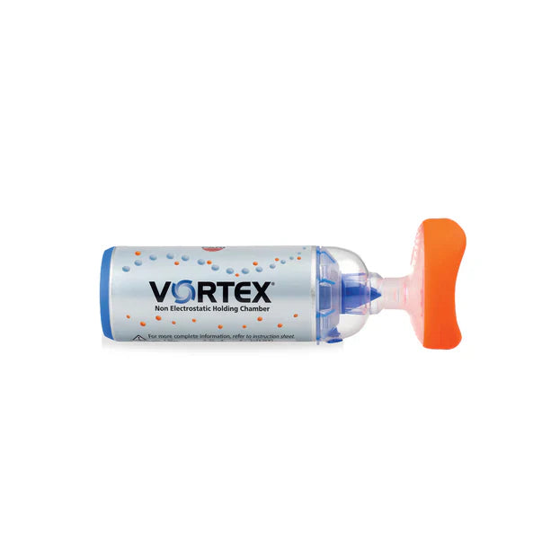 VORTEX Non-Electrostatic Valved Holding Chamber with Small Mask
