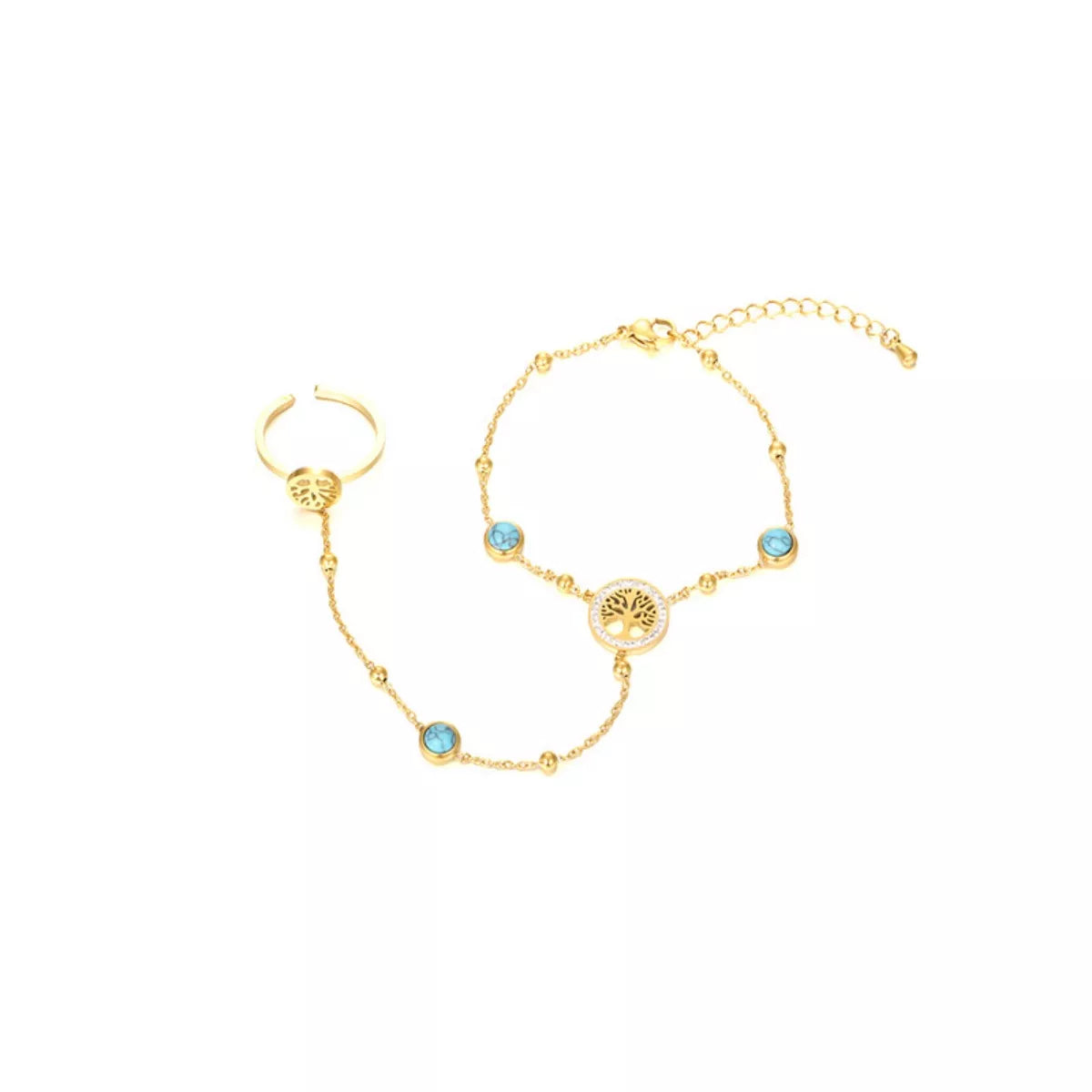 18K Gold-Plated Chain Bracelet