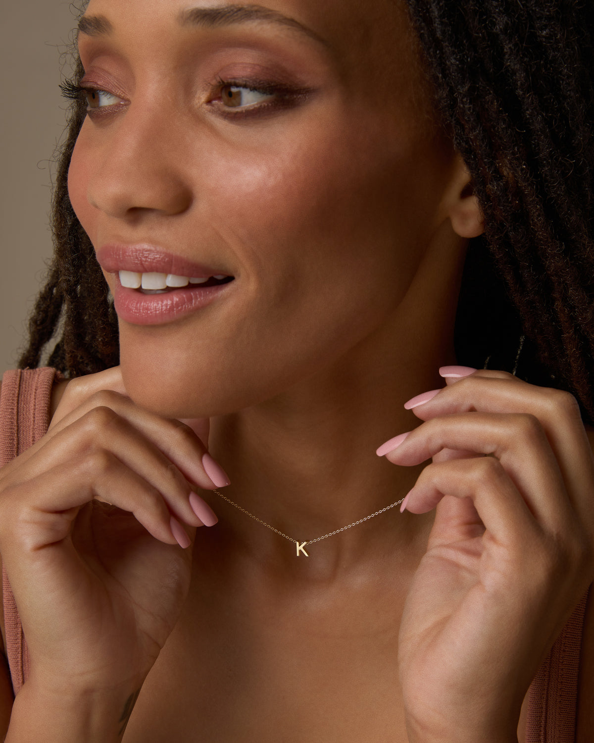 Just For You Initial Necklace — Q