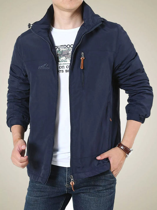 Men's Plus Size Lightweight Outdoor Windproof Jacket