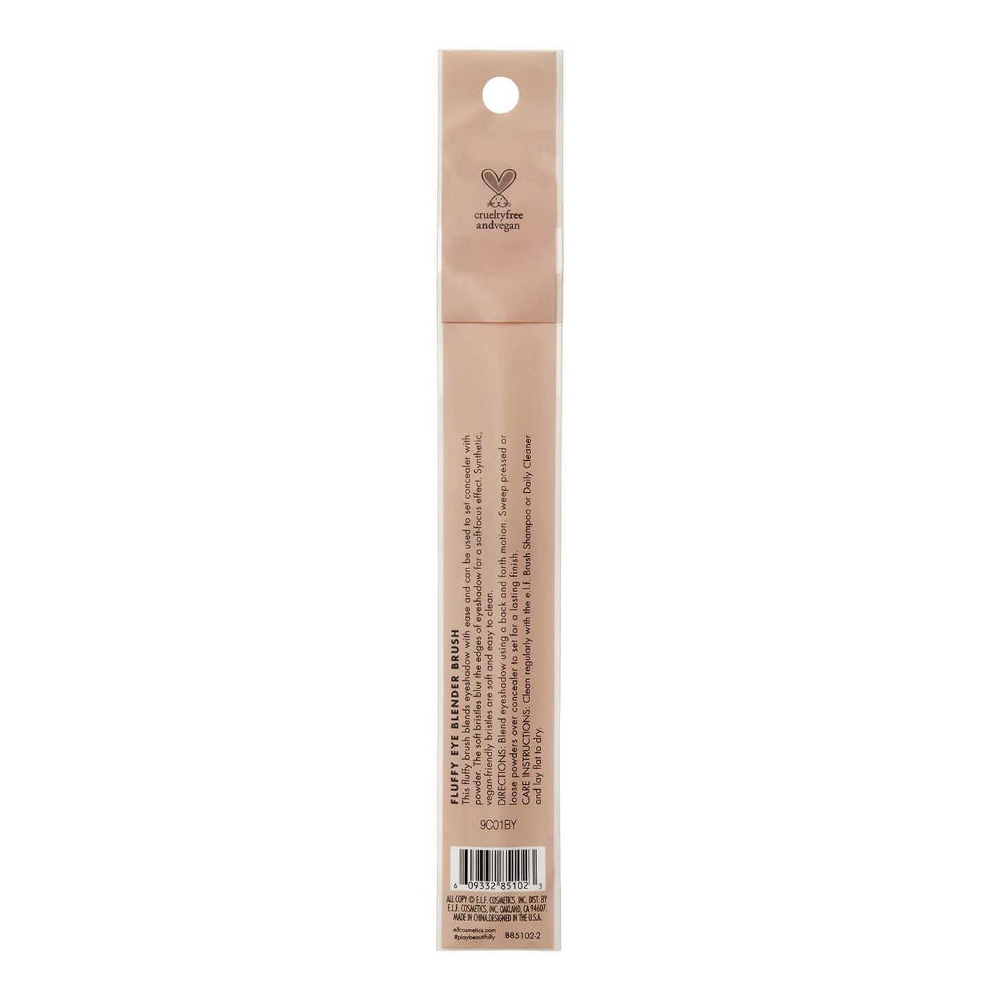 Fluffy Eye Blender Brush, Easily Blends Eyeshadow & Can Be Used to Set Concealer with Powder, Creates a Soft-Focus Effect, Vegan & Cruelty-Free