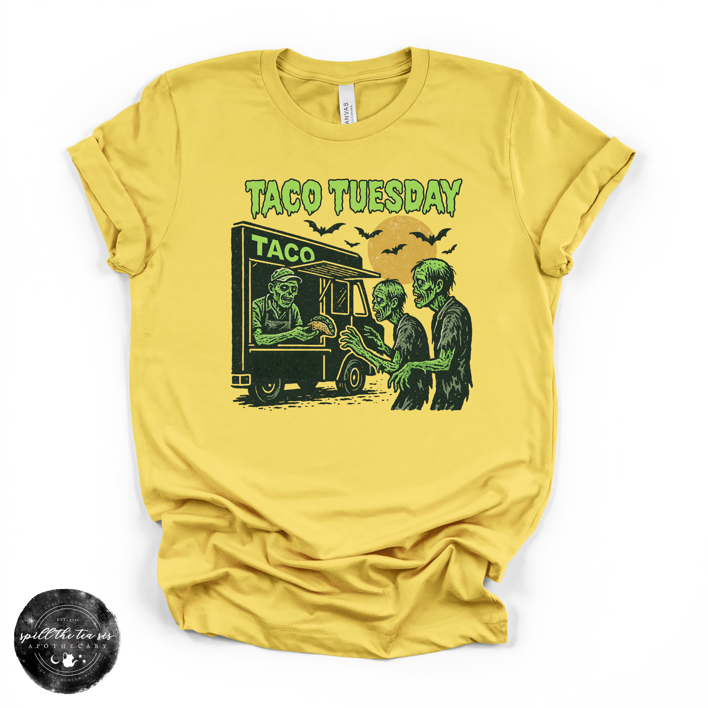 Taco Tuesday Zombie Tee | Funny Zombie Graphic T-Shirt