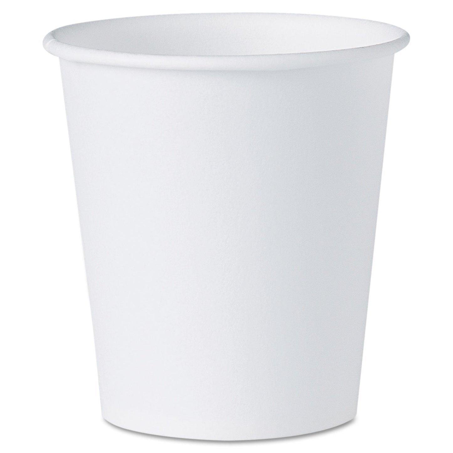 Dart White Paper Water Cups, 3 oz, 100/Bag, 50 Bags/Carton