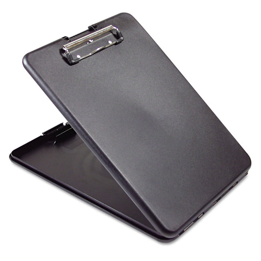 Saunders SlimMate Storage Clipboard, 0.5" Clip Capacity, Holds 8.5 x 11 Sheets, Black