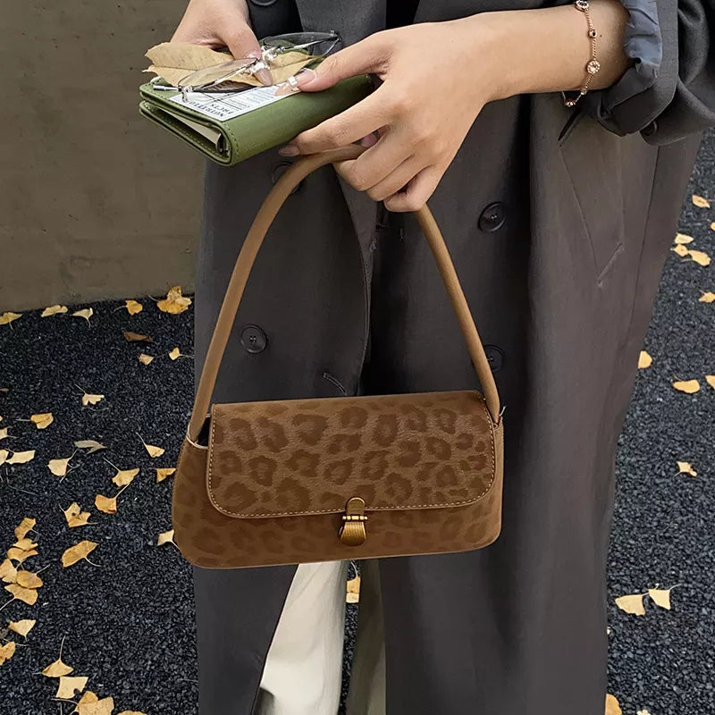 Leopard Print Shoulder Bag