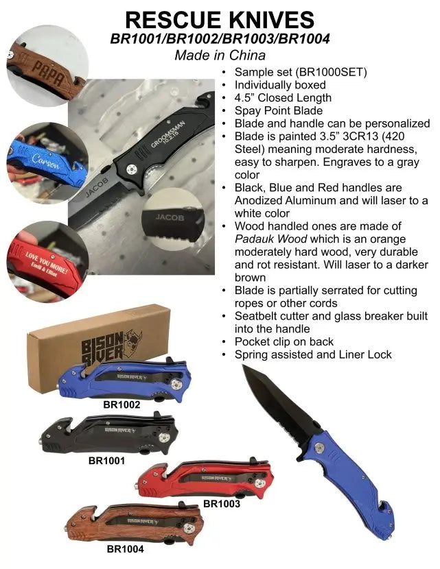 Bison River 4 1/2" Rescue Knife