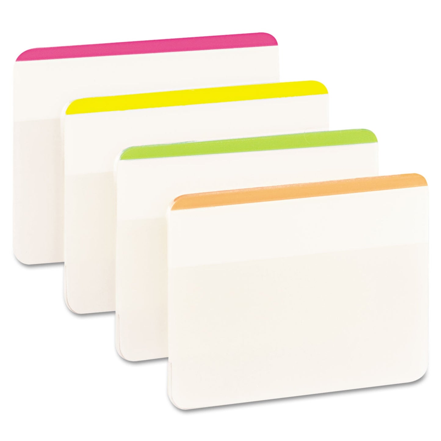 Post-it Lined Tabs, 1/5-Cut, Assorted Bright Colors, 2" Wide, 24/Pack