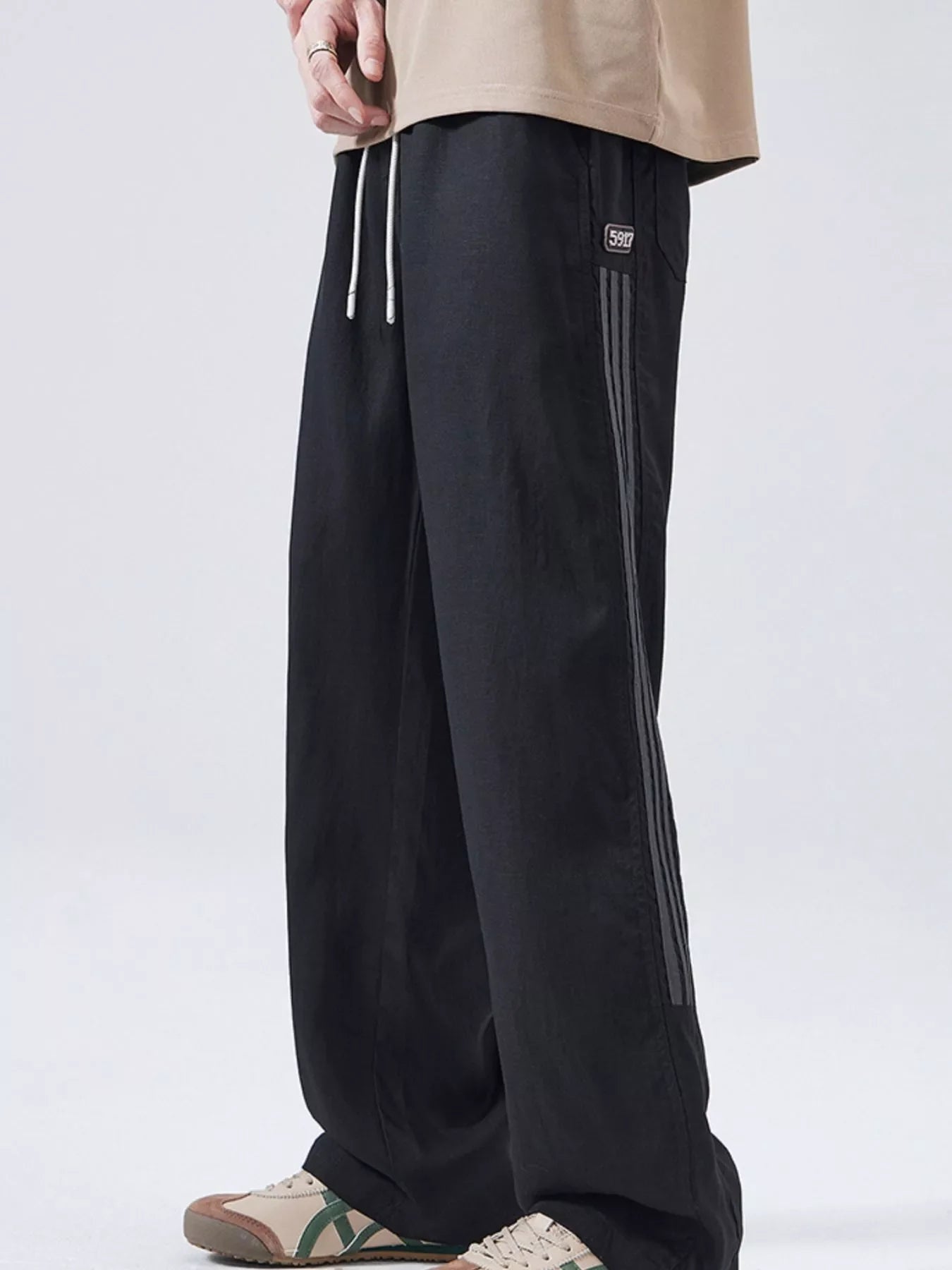 Men's Full Size Loose Fit Drawstring Pants Plus Size
