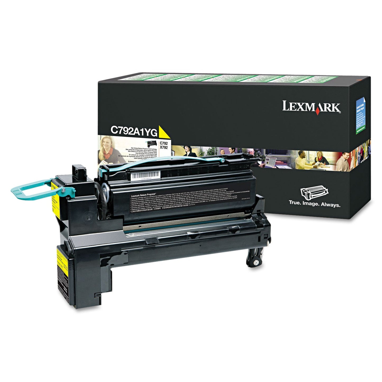 Lexmark C792A1YG Return Program Toner, 6,000 Page-Yield, Yellow