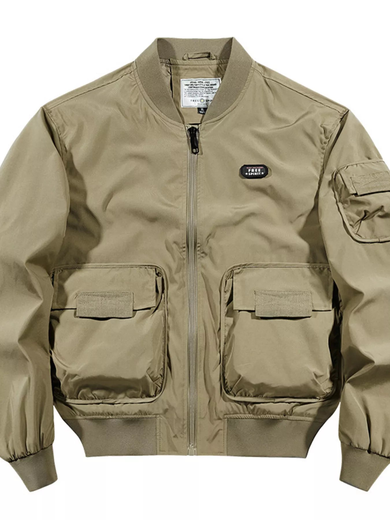Men's Plus Size Lightweight Zip Up Jacket