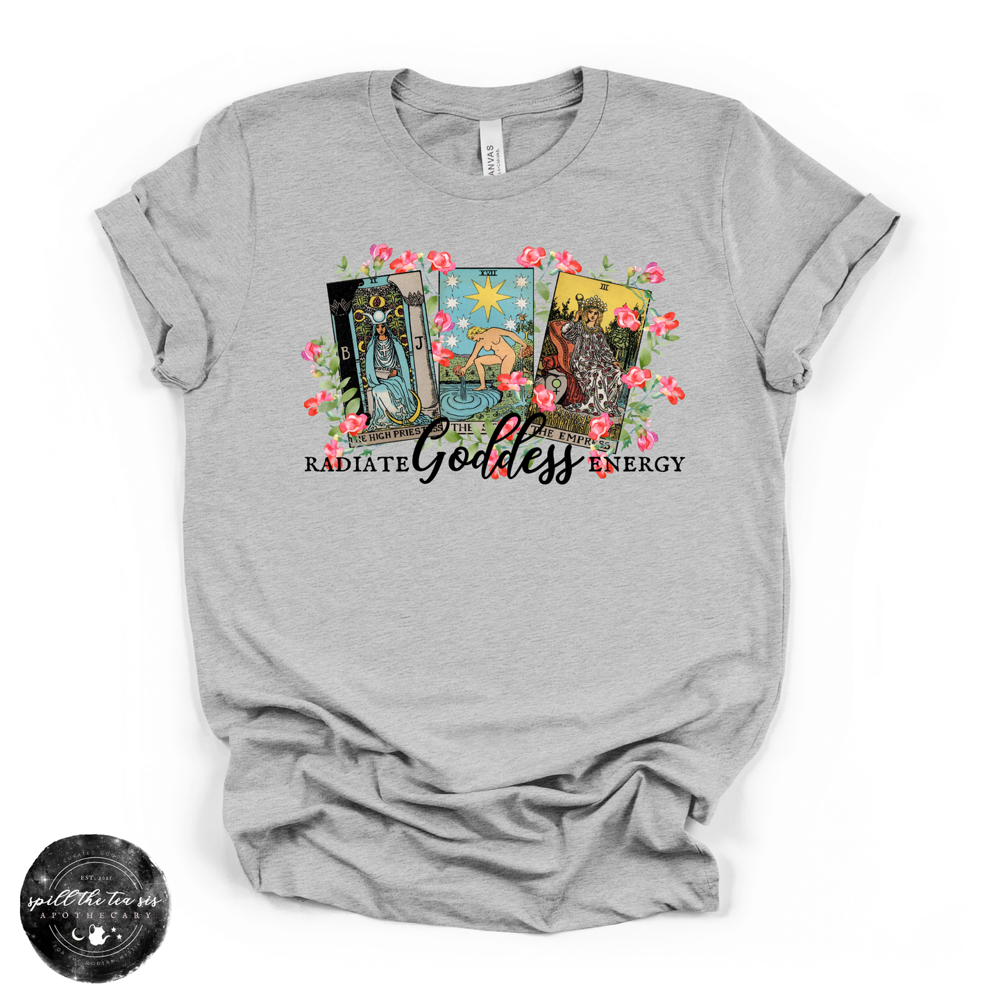 Radiate Goddess Energy Tee | Empowering Graphic T-Shirt