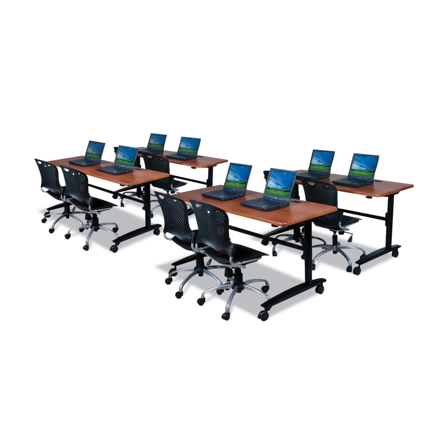 MooreCo Lumina Table Top, Rectangular, 72w x 24d, Cherry