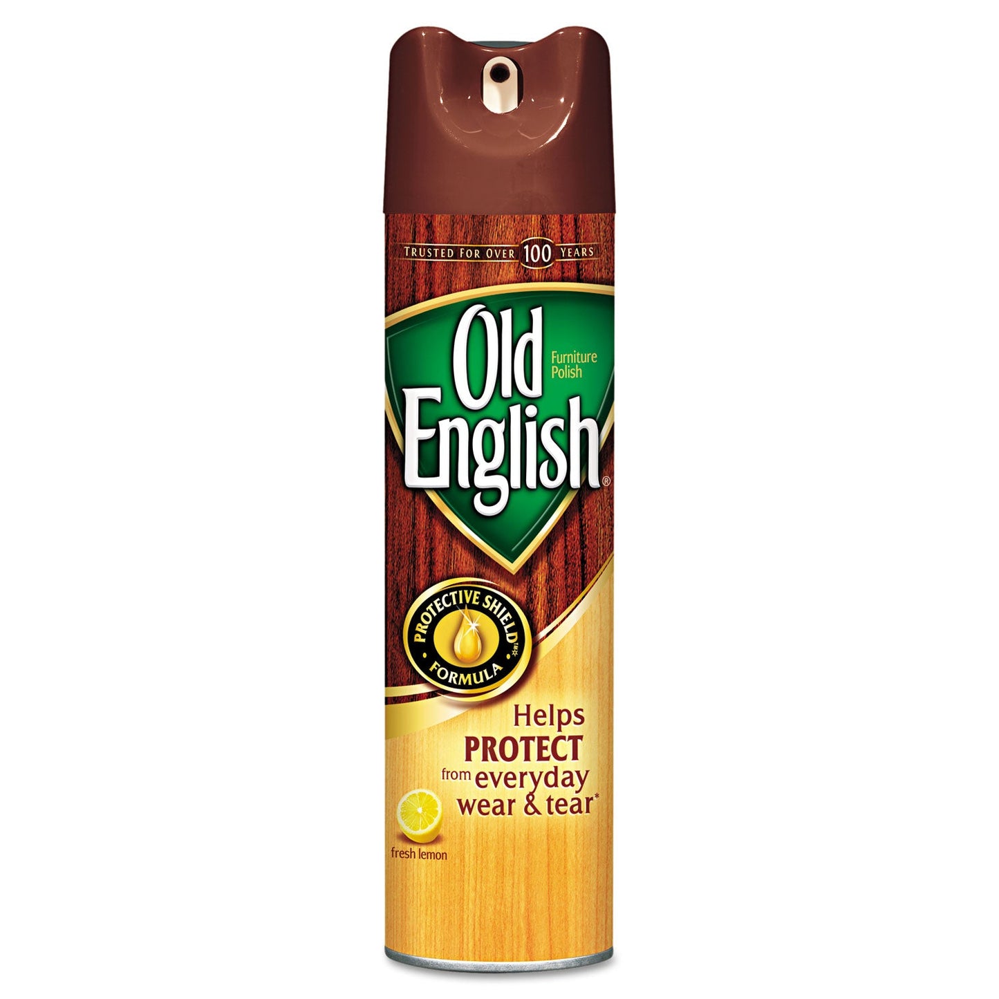 OLD ENGLISH Furniture Polish, Fresh Lemon Scent, 12.5 oz Aerosol Spray