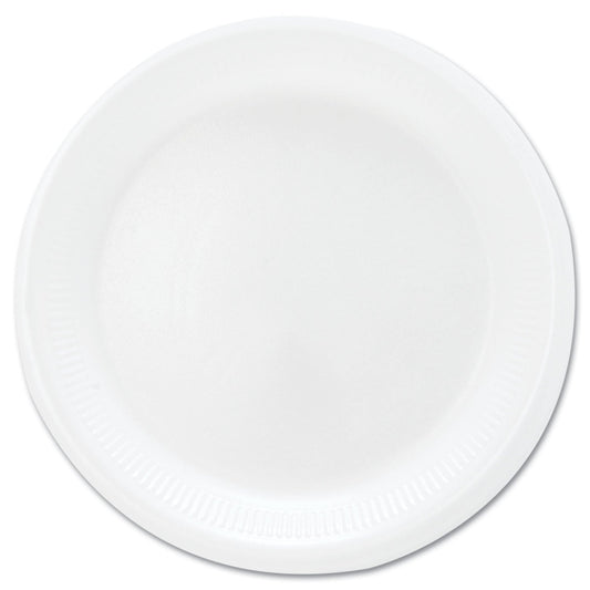Dart Mediumweight Foam Dinnerware, Plates, 6" dia, White, 125/Pack