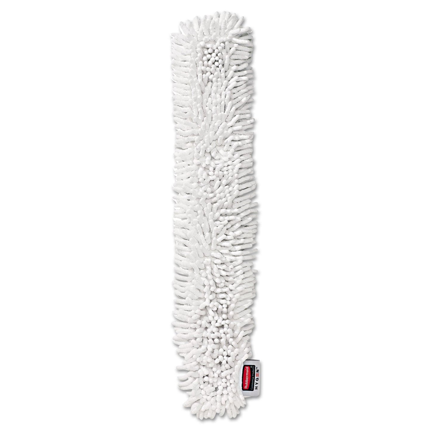 Rubbermaid HYGEN Quick-Connect Microfiber Dusting Wand Sleeve, White, 6/Carton