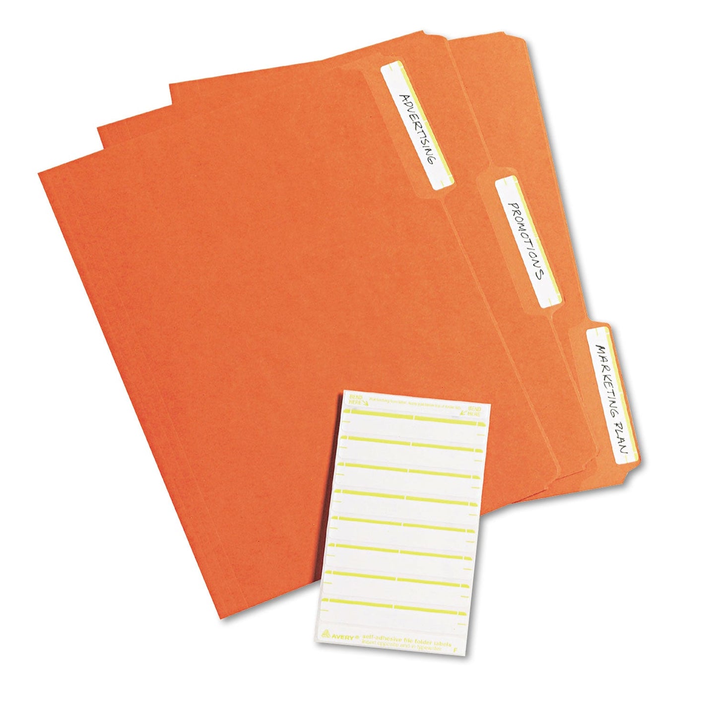 Avery Printable 4" x 6" - Permanent File Folder Labels, 0.69 x 3.44, White, 7/Sheet, 36 Sheets/Pack, (5209)