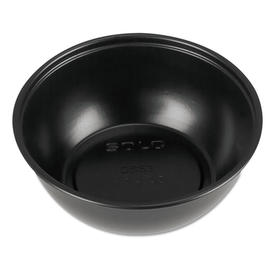 Dart Polystyrene Souffle Portion Cups, 2.5 oz, Black, 250/Bag, 10 Bags/Carton