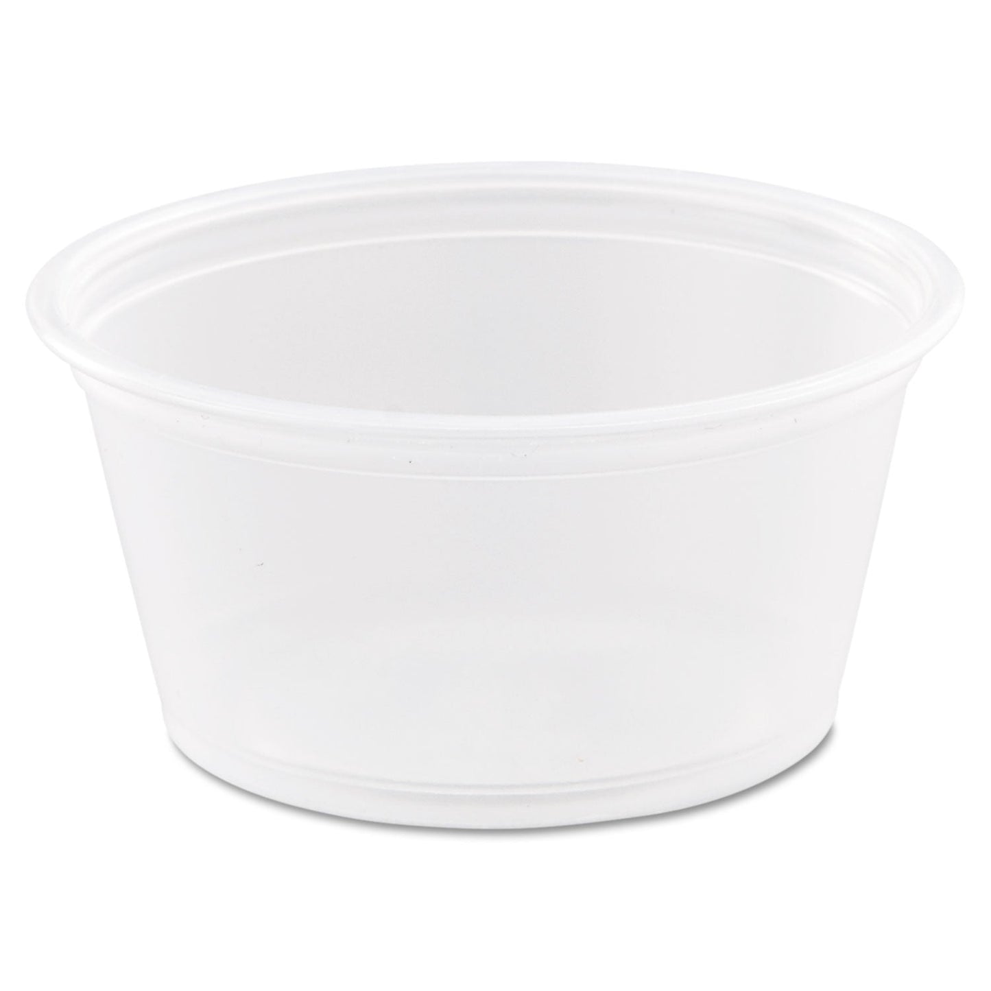 Dart Conex Complements Portion/Medicine Cups, 2 oz, Clear, 125/Bag, 20 Bags/Carton