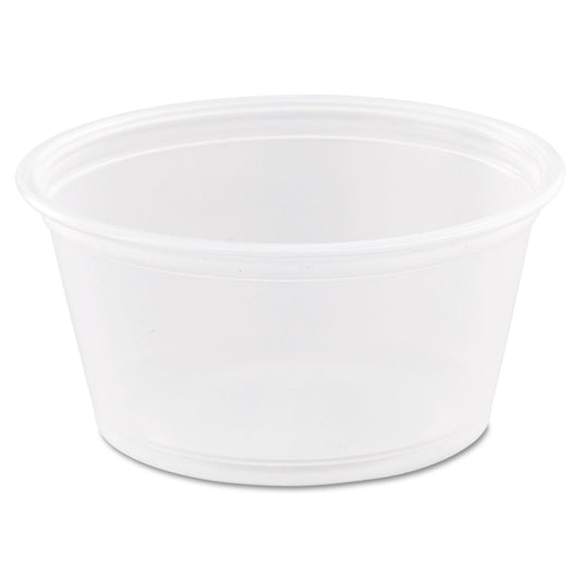 Dart Conex Complements Portion/Medicine Cups, 2 oz, Clear, 125/Bag, 20 Bags/Carton