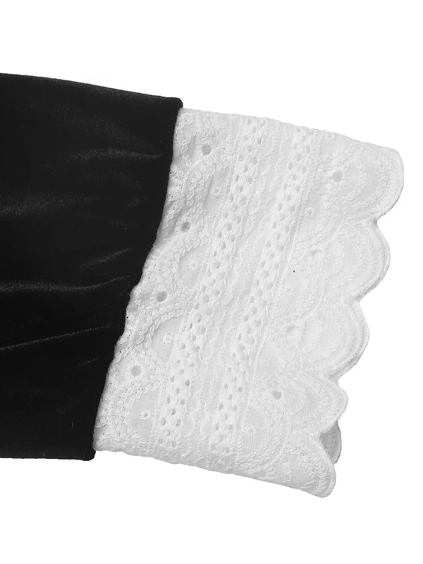 Lace Detail Long Sleeve Blouse