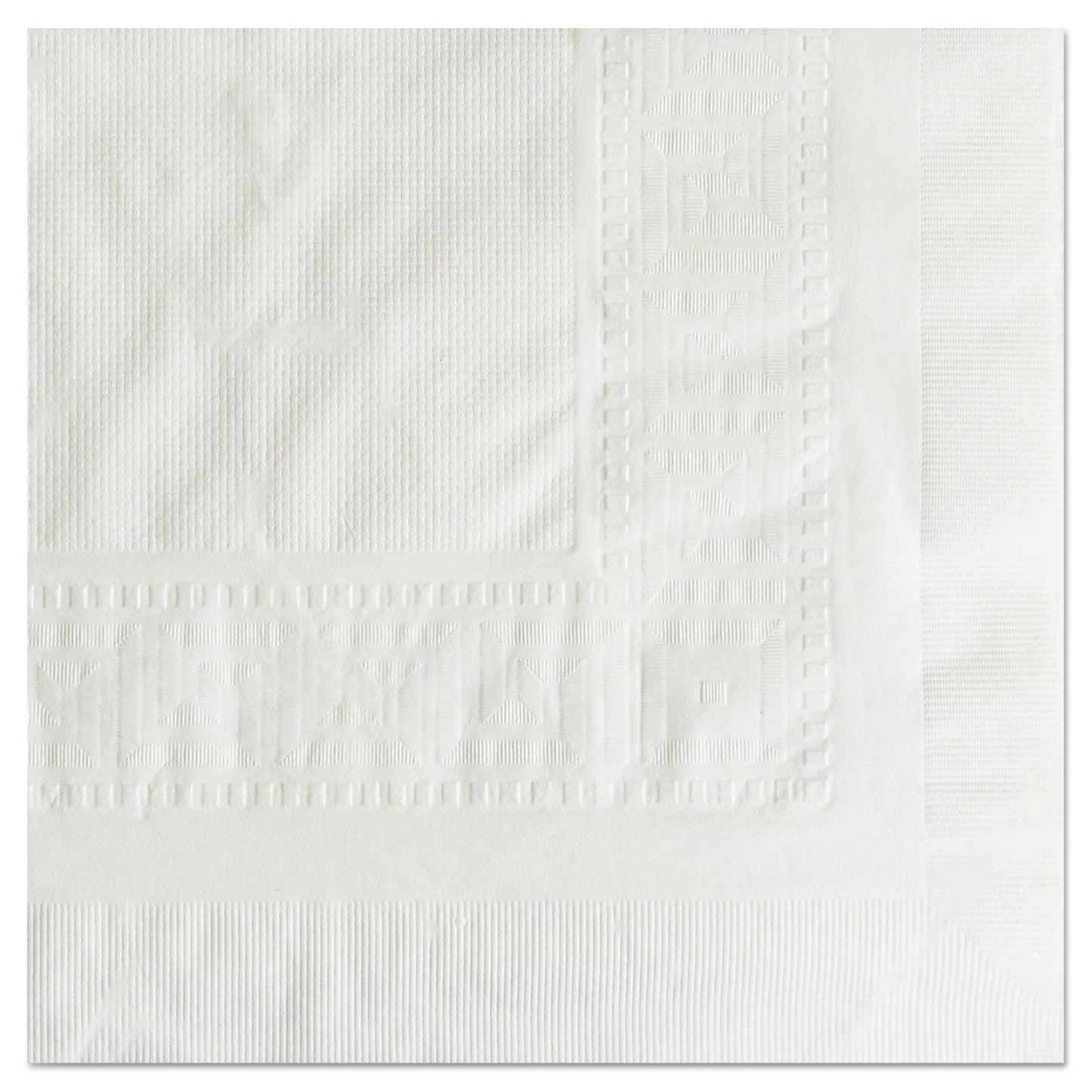 Hoffmaster Cellutex Table Covers, Tissue/Polylined, 54" x 108", White, 25/Carton