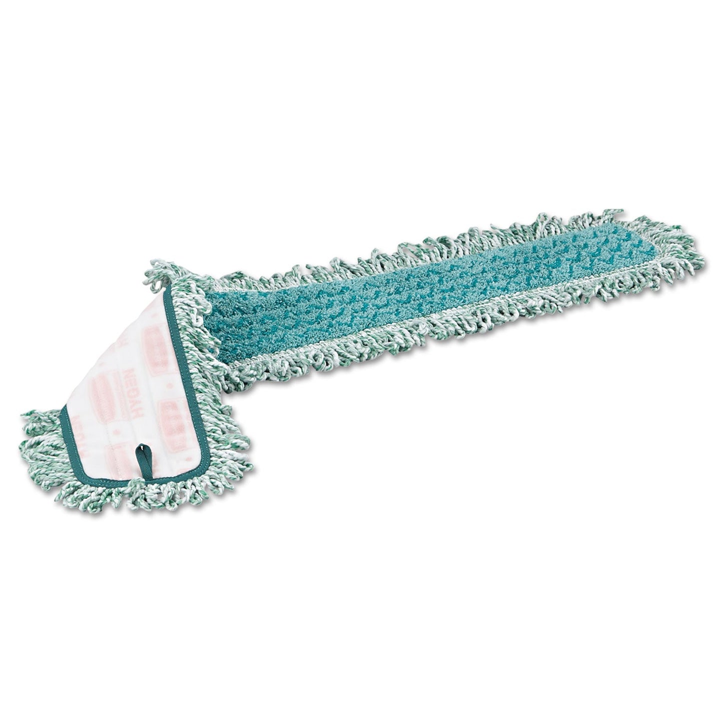 Rubbermaid HYGEN Dry Dusting Mop Heads with Fringe, 36", Microfiber, Green