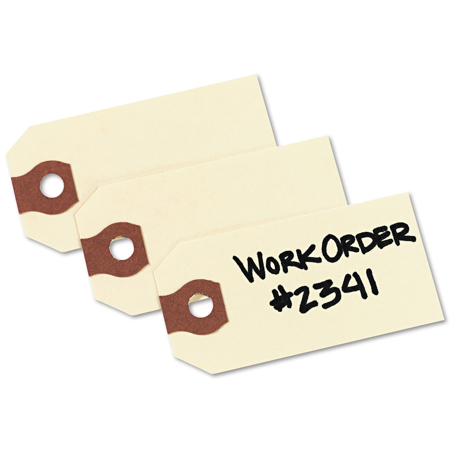 Avery Unstrung Shipping Tags, 11.5 pt Stock, 2.75 x 1.38, Manila, 1,000/Box